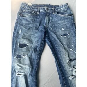Buffalo David Button‎ Jeans Denim Slim Ash 32/30 Men's